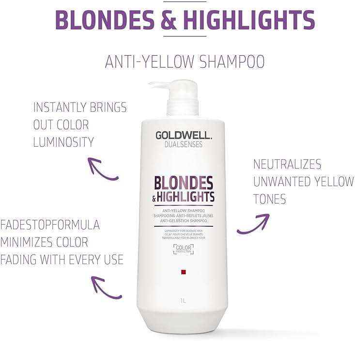 Goldwell Dualsenses Blondes & Highlights Anti-Yellow Shampoo - Image 2