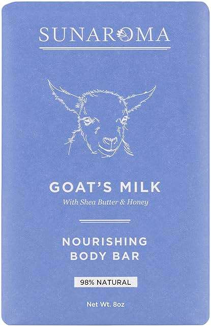 SUNAROMA Goat's Milk Soap, 6 Count - Image 1