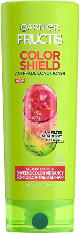 Garnier Fructis Color Shield Anti-Fade Conditioner for Color Treated Hair, 12 Fl Oz, 1 Count (Packaging May Vary) - Image 1