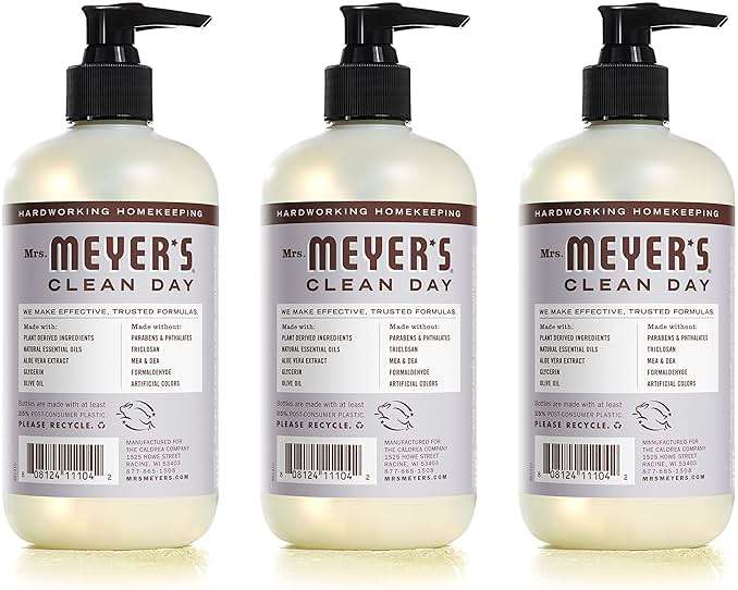 MRS. MEYER'S CLEAN DAY Hand Soap, Lavender Scent, 12.5 Fl Oz Bottle - 3 Pack - Image 2