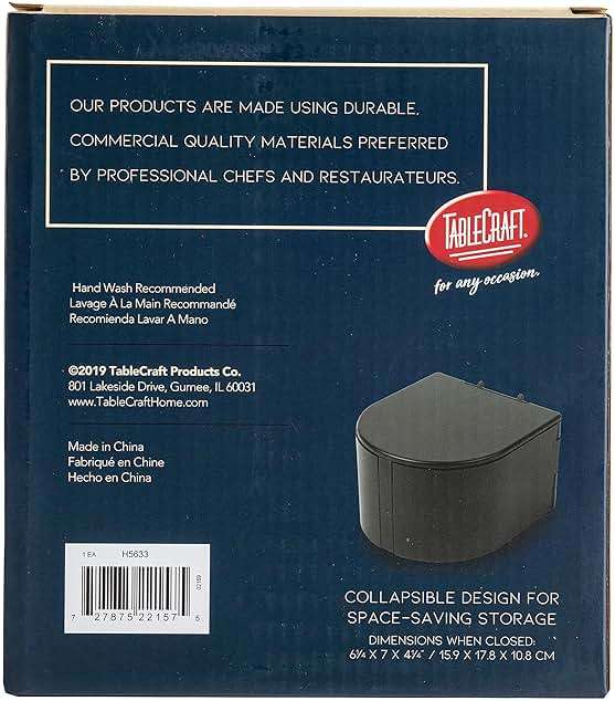 Tablecraft Glass Rimming Station with 5-Swing Out Trays (H5633), 2.3, Black - Image 6