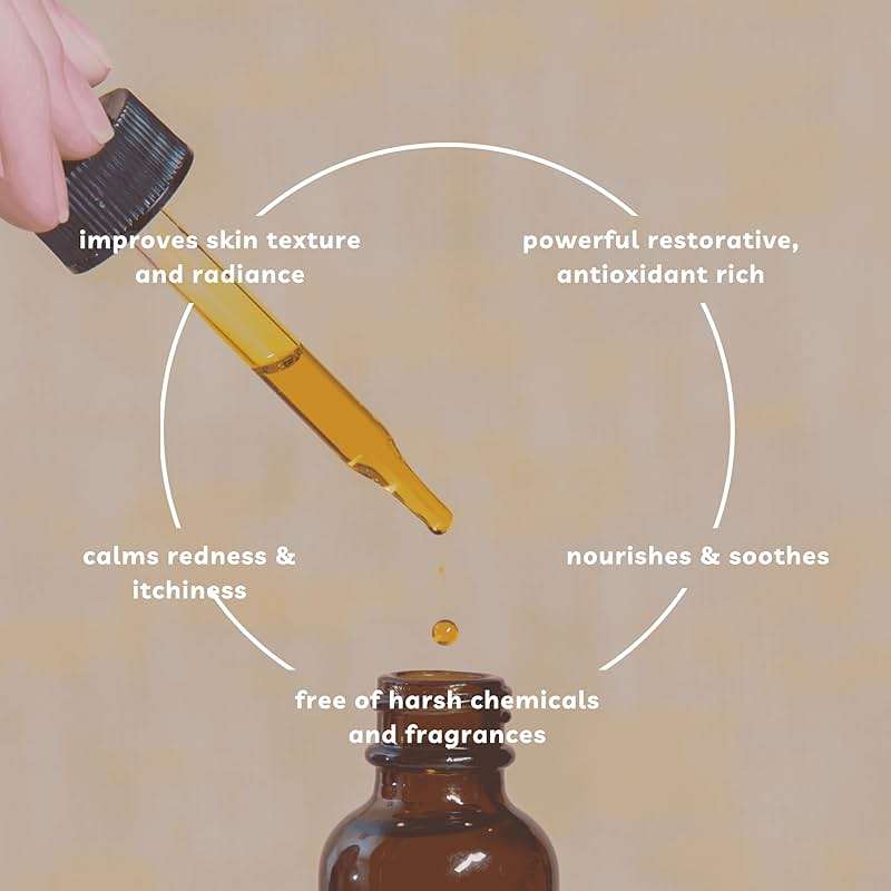 Offernova Organic Rosa de Mosqueta Oil - USDA Certified Rosehip Seed Oil Pure Cold Pressed, Repairs & Brightens Skin - Gua Sha Massage, Face, for All Skin Types - Aceite Facial 1OZ - Image 5