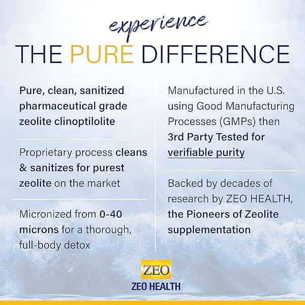 Zeolite Pure | Full Body Detox Cleanse for Women, Men, Adults | Supports Energy, Gut Health, Mental Clarity, & Optimal Inflammation Response | The Original Zeolite Powder (400 Servings) - Image 4