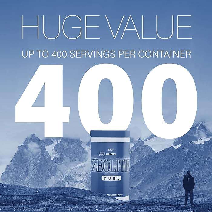 Zeolite Pure | Full Body Detox Cleanse for Women, Men, Adults | Supports Energy, Gut Health, Mental Clarity, & Optimal Inflammation Response | The Original Zeolite Powder (400 Servings) - Image 6