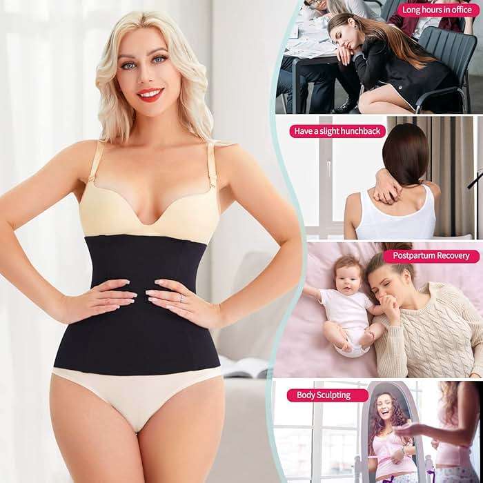 LODAY 2 in 1 Postpartum Recovery Belt,Body Wraps Works for Tighten Loose Skin - Image 6