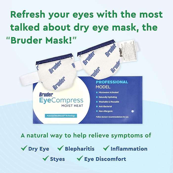 Bruder Moist Heat Eye Compress | Microwave Activated | Fast Acting and Effective Relief for Dry Eye and Other Eye Irritation - Image 5