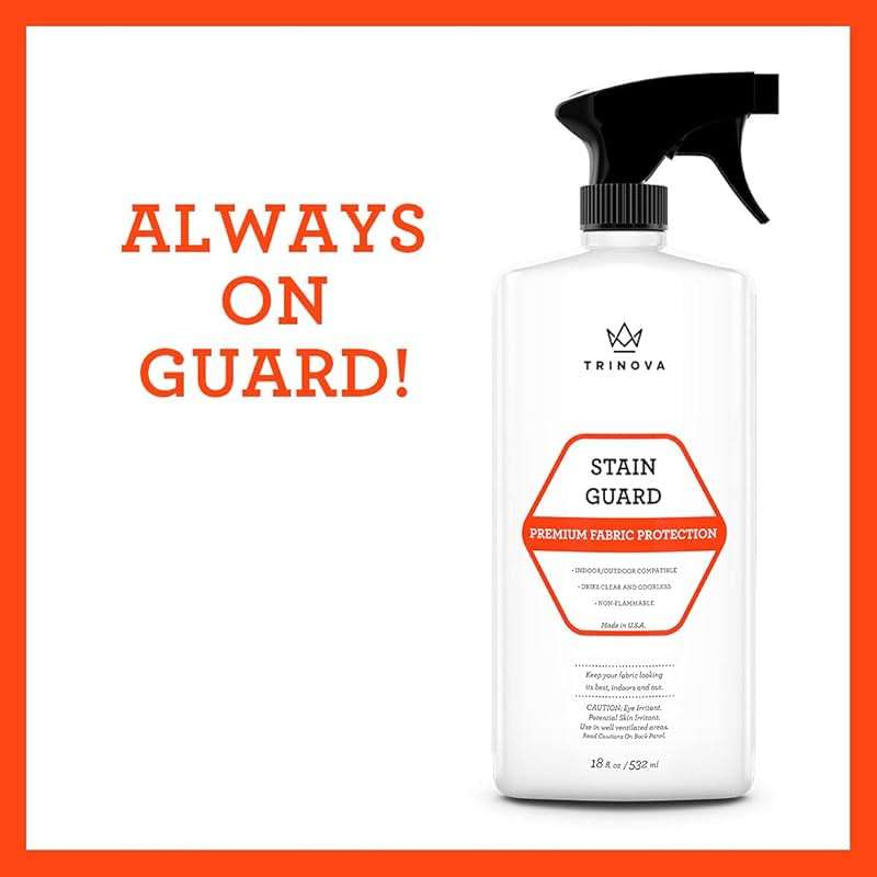 TriNova Stain Guard – Non-Aerosol Fabric Protection Spray for Upholstery, Carpet, Rugs, and More – Protect from Liquid Stains, Spills & Accidents (18oz) - Image 4