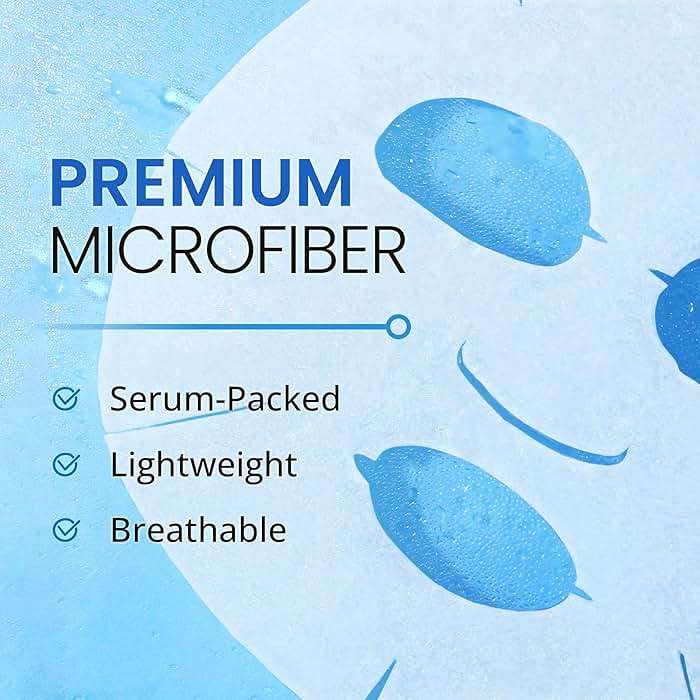 Ebanel 10 Pack Collagen Face Mask with Hyaluronic Acid, Vitamin C, Peptide, Aloe, Instant Brightening Hydrating Face Masks Skincare Korean Sheet Mask, Skin Firming, Lifting Anti Aging Facial Masks - Image 5