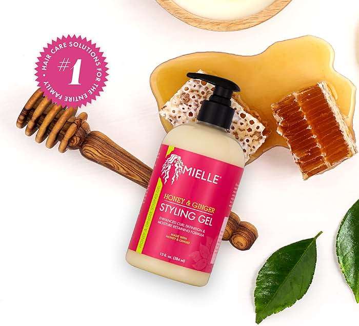 Mielle Organics Honey & Ginger Hair Gel - Styling Gel for Enhanced Curl Definition and Frizz Reduction - Enriched with Aloe & Babassu Oil to Nourish Dry, Curly or Frizzy Hair (13 Fl Oz) - Image 6
