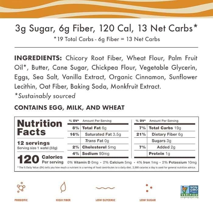 Rip Van Wafels Dutch Caramel & Vanilla Stroopwafels, Healthy Snacks, Non-GMO, Low Calorie, Low Sugar (3g), Office Snacks, Keto Friendly, 12 Count - Image 7