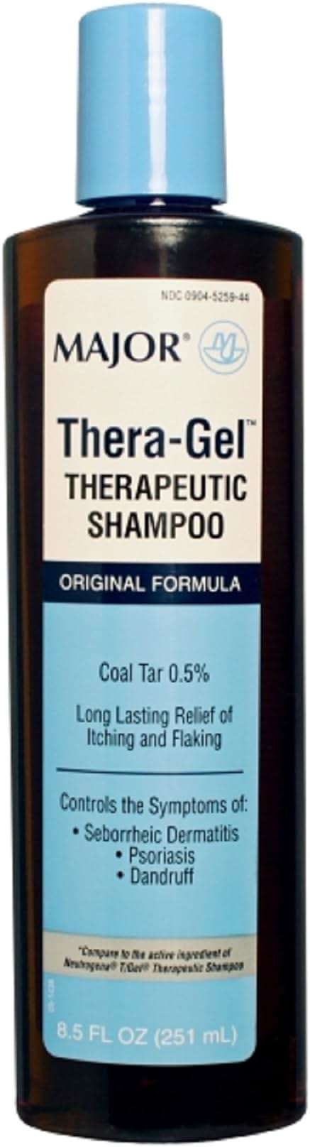 MAJOR THERA-GEL SHAMPOO COAL TAR - 0.5% 8.5 Fl Oz - Image 1