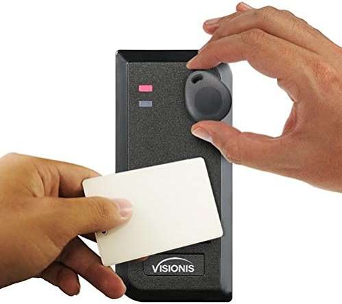 Visionis VIS-3100 Access Control Black RFID Weatherproof IP66 Proximity Card Reader 125KHz Compatible with Wiegand 26 Bit for Door Entry System - Image 3