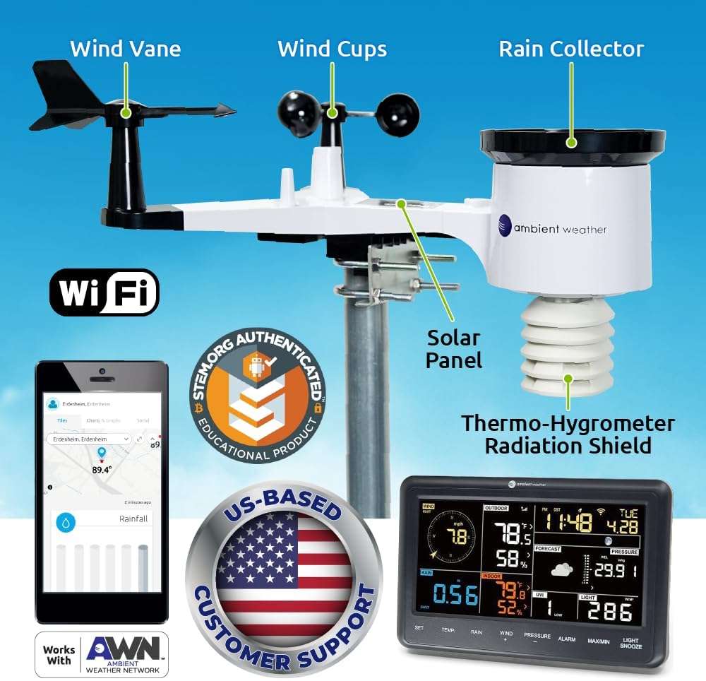 Ambient Weather WS-2902 WiFi Smart Weather Station - Image 2