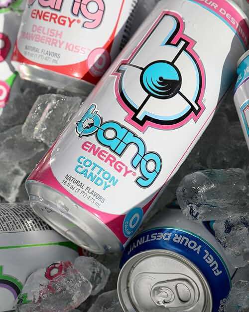 Bang Energy Cotton Candy, Sugar-Free Energy Drink, 16-Ounce | Pack of 12 - Image 2