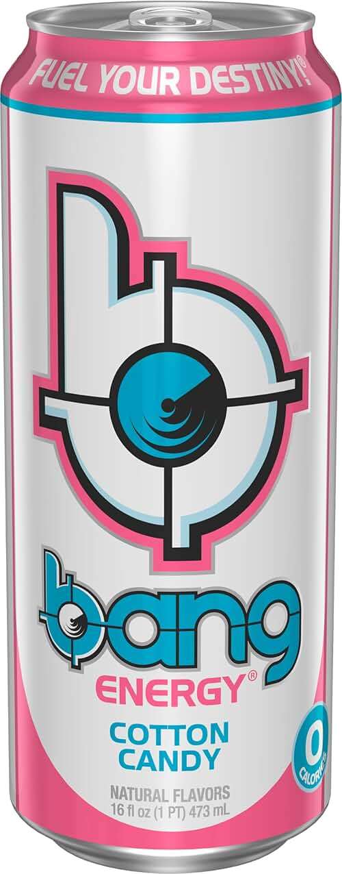 Bang Energy Cotton Candy, Sugar-Free Energy Drink, 16-Ounce | Pack of 12 - Image 4
