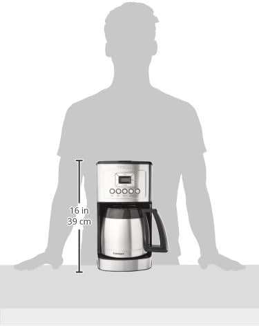 Cuisinart 12-Cup Coffee Maker, Programmable PerfecTemp Thermal Carafe Coffee Machine with 1-4 Cup Setting, Brew Strength Control and Brew Pause, Stainless Steel, DCC-3400NAS, Silver - Image 3