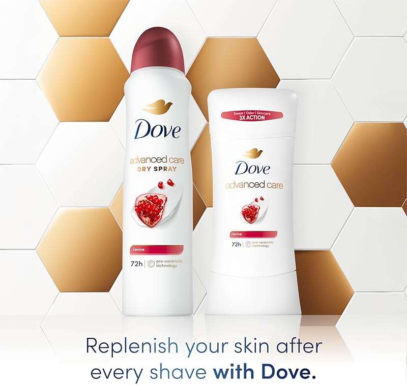 Dove Advanced Care Antiperspirant Deodorant for Women Twin Pack Revive 72 hour sweat and odor protection 2.6 oz (Packaging May Vary) - Image 5