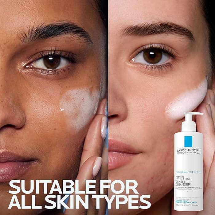 La Roche-Posay Toleriane Hydrating Gentle Face Cleanser, Hydrating Facial Cleanser With Niacinamide + Ceramides, Daily Face Wash For Dry Skin To Normal Skin, Sensitive Skin Tested, Fragrance Free - Image 5