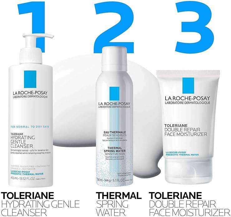 La Roche-Posay Toleriane Hydrating Gentle Face Cleanser, Hydrating Facial Cleanser With Niacinamide + Ceramides, Daily Face Wash For Dry Skin To Normal Skin, Sensitive Skin Tested, Fragrance Free - Image 9