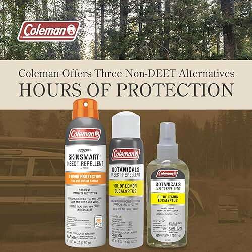 Coleman Naturally Based DEET Free Lemon Eucalyptus Insect Repellent Spray - 4 oz - Image 4