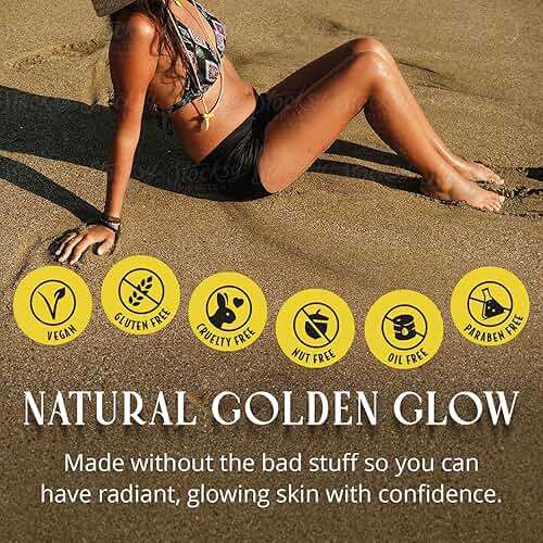Skinerals Self Tanner Mousse, Organic Sunless Tanning Foam for Face & Body, Natural Looking, Streak-Free, Quick-Drying, Long-Lasting Fake Tan, 8 oz, Californium - Image 4