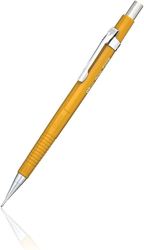 Pentel Sharp Automatic Drafting Pencil, 0.9mm, Yellow, Pack of 6 - Image 2