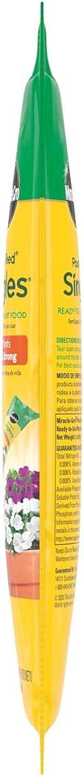Miracle-Gro Pour & Feed Singles Ready-To-Use Liquid Plant Food - Pre-Measured Liquid Plant Fertilizer for Potted Plants, 2 oz. Singles - Image 8