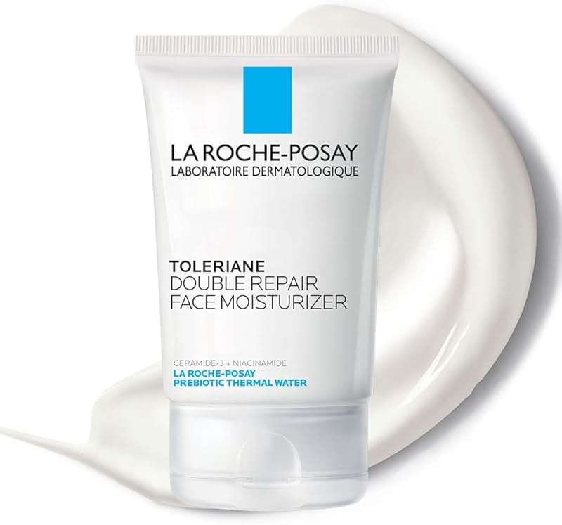 La Roche-Posay Toleriane Double Repair Face Moisturizer, Daily Moisturizer Face Cream with Ceramide and Niacinamide for All Skin Types, Oil Free, Fragrance Free - Image 1