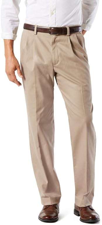 Dockers Men's Classic Fit Easy Khaki Pants - Pleated (Standard and Big & Tall) - Image 1