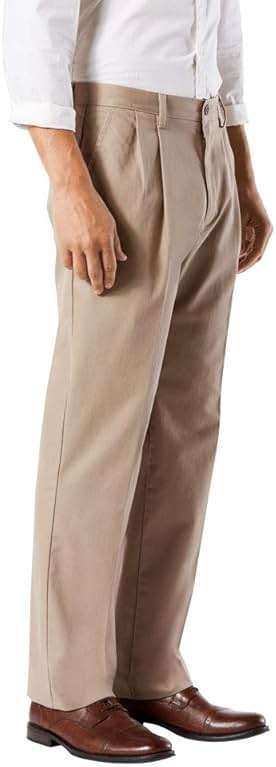 Dockers Men's Classic Fit Easy Khaki Pants - Pleated (Standard and Big & Tall) - Image 2