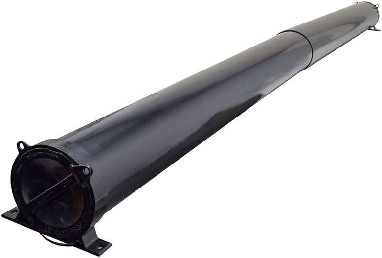 Valterra A04-5094BK RV Adjustable EZ Hose Carrier with Lockable Door Cap, Black - Image 3