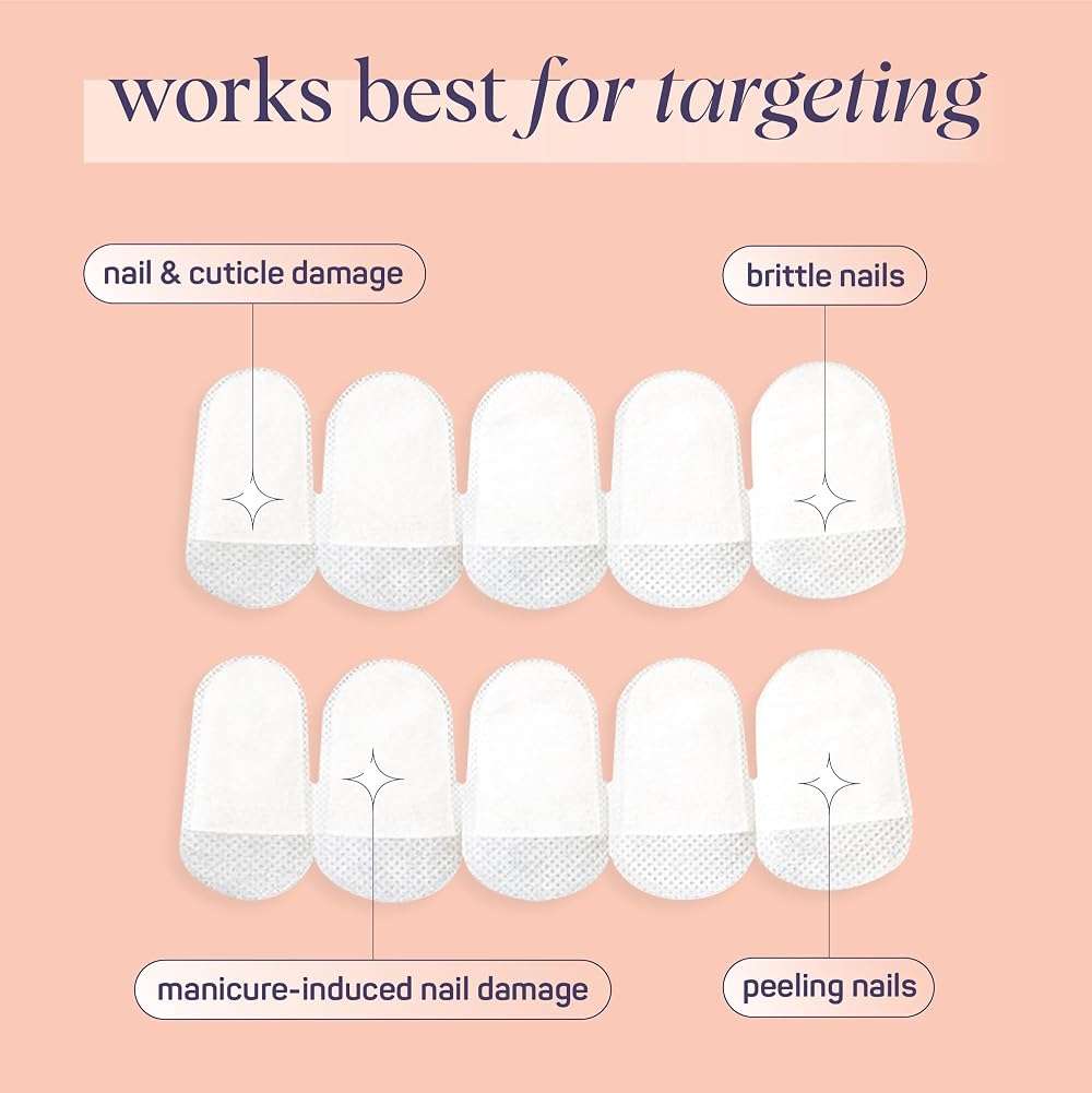 SpaLife Japanese Camellia Oil & Vitamin E Nail Cuticle Wrap 6-Pack (60 Count) - Moisturizing Masks, Dermatologist Recommended, Hydrating Cuticle Repair Mask for Brittle Nails, Spa Treatment - Image 6