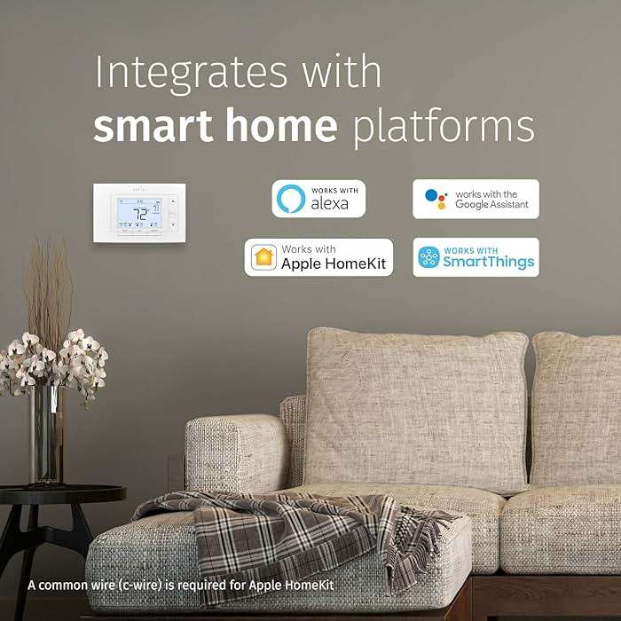 Emerson Sensi Wi-Fi Smart Thermostat for Smart Home, Pro Version, Works with Alexa, Energy Star Certified - Image 4
