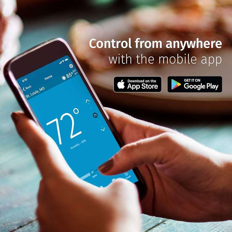Emerson Sensi Wi-Fi Smart Thermostat for Smart Home, Pro Version, Works with Alexa, Energy Star Certified - Image 8