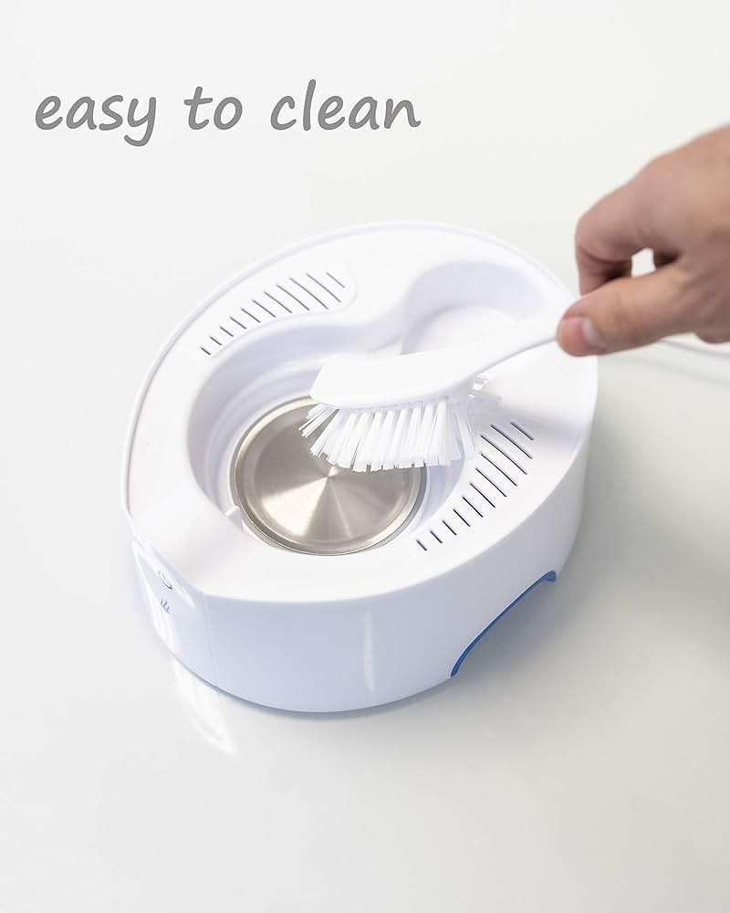 Crane Steam Inhaler & Warm Mist Humidifier, 0.5 Gallon, Humidifier FSA Eligible, Blue & White, Ideal Humidifiers for Bedroom, Sinus Inhaler, Vaporizer HSA, Vaporizer For Congestion - Image 7