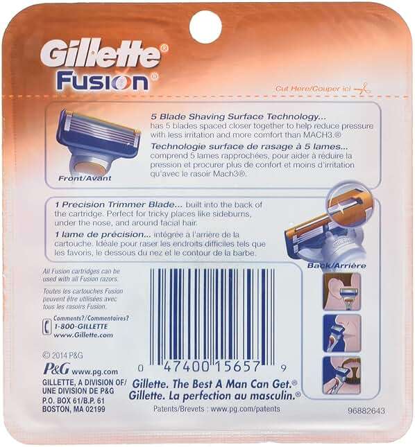 Gillette Fusion - 4 Count - Image 2