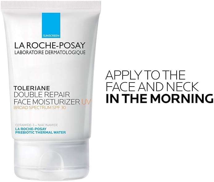 La Roche-Posay Toleriane Double Repair UV SPF Moisturizer for Face, Daily Facial Moisturizer with Sunscreen SPF 30, Niacinamide and Glycerin, Oil Free, Moisturizing Sun Protection - Image 7