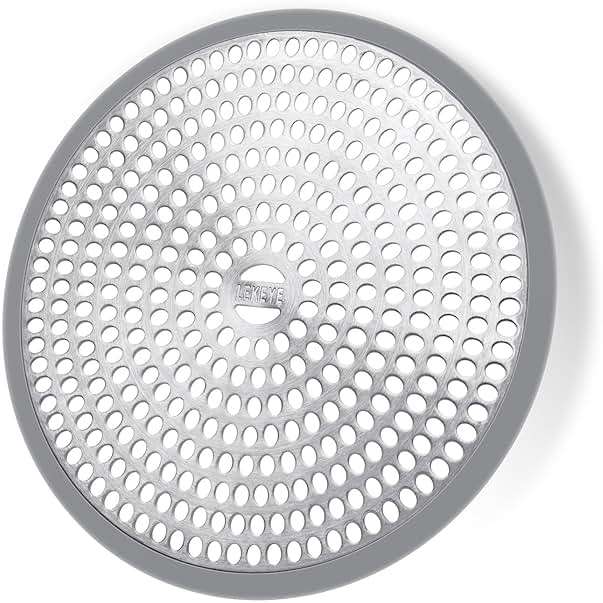 LEKEYE Shower Drain Hair Catcher/Strainer/Stainless Steel and Silicone - Image 1
