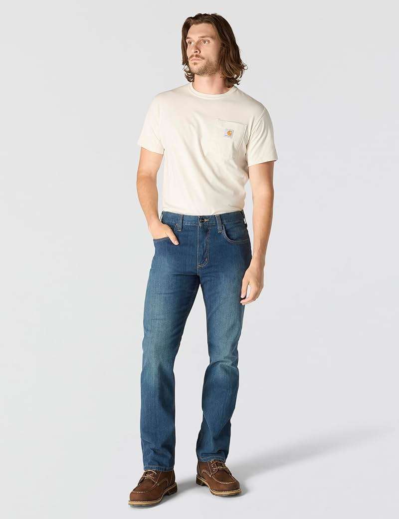 Carhartt Men's Relaxed Straight Rugged Flex® Jean - Image 5