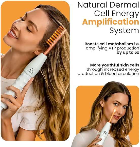 Pure Daily Care NuDerma Handheld Skin Therapy Wand Machine w/Neon – Anti-Aging - Skin Tightening - Wrinkle Reducing - Dark Circles – Clarifying - Hair & Scalp Stimulator - Image 5