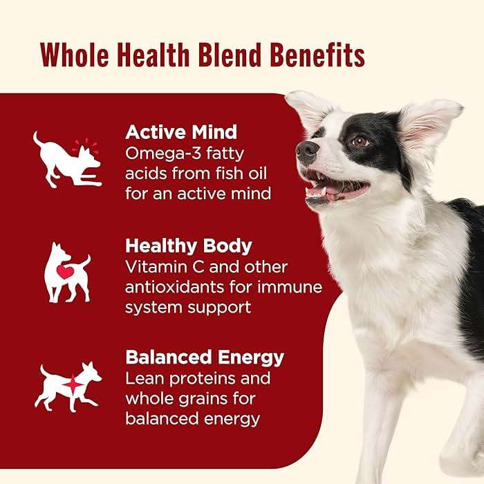 Nutrish Real Beef, Pea & Brown Rice Recipe Whole Health Blend Dry Dog Food, 40 lb. Bag, Packaging May Vary (Rachael Ray) - Image 4