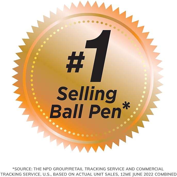 BIC Round Stic Xtra Life Ballpoint Pen, Ultra Long Lasting and Consistent Performance, 144-Count in Black Ink - Image 7