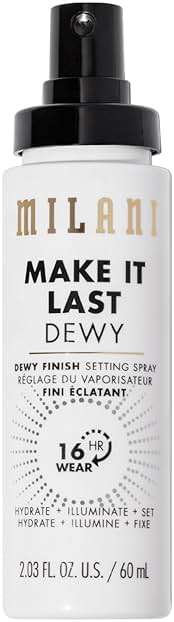 Milani Setting Spray + Primer, Make It Last Dewy - Dewy Finish Moisturizing Formula for Glow on the Go, Setting Spray for Makeup and Face Primer, Prime + Set + Hydrate, 2.03 Fl. Oz - Image 8
