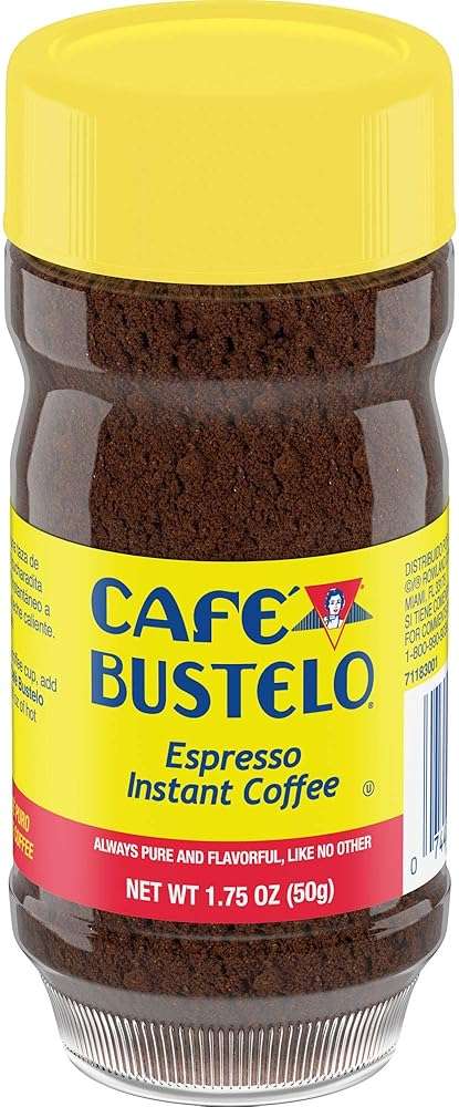 Café Bustelo Espresso Style Dark Roast Instant Coffee, 1.75 Ounces - Image 1