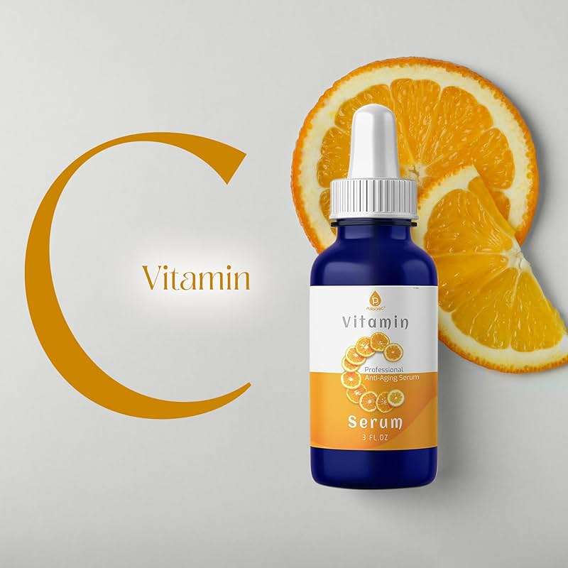 Pursonic Vitamin C Serum, 20% is a high potency Best Organic Anti-Aging Moisturizer Serum for Face, Neck & Décollete and Eye Treatment (3 fl. oz) - Image 3