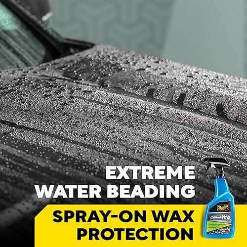 Meguiar's Hybrid Ceramic Wax, Easy-to-Use Spray Wax for Car Detailing with the Superior Protective Power of Advanced SiO2 Hybrid Barrier Technology, 26 Oz Spray Bottle - Image 2