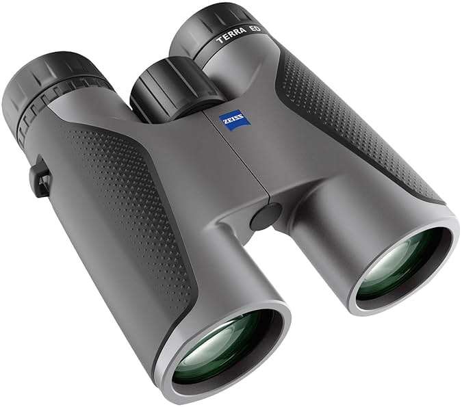 ZEISS Terra ED Binoculars 10x42 Waterproof, and Fast Focusing with Coated Glass for Optimal Clarity in All Weather Conditions for Bird Watching, Hunting, Sightseeing, Grey - Image 2