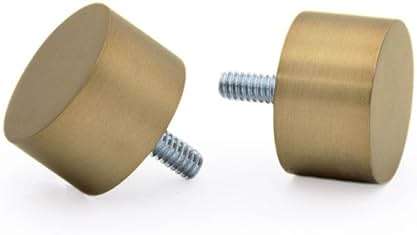 Ivilon Drapery Window Curtain Rod - End Cap Style Design 1 Inch Pole. 48 to 86 Inch Color Warm Gold - Image 2