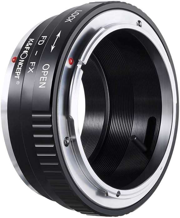 K&F Concept Lens Mount Adapter Canon FD Lens to Fujifilm FX Mount Mirrorless Camera Adapter - Image 2