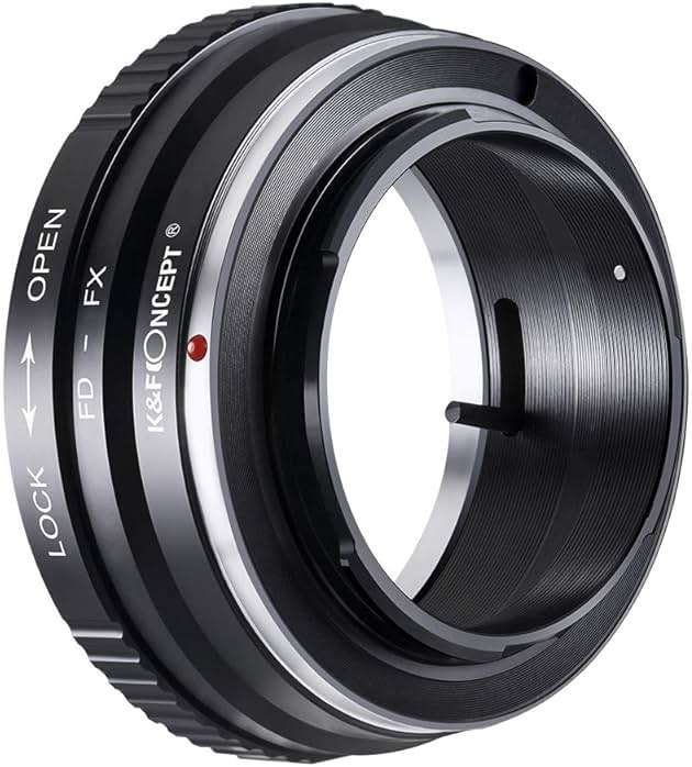 K&F Concept Lens Mount Adapter Canon FD Lens to Fujifilm FX Mount Mirrorless Camera Adapter - Image 3